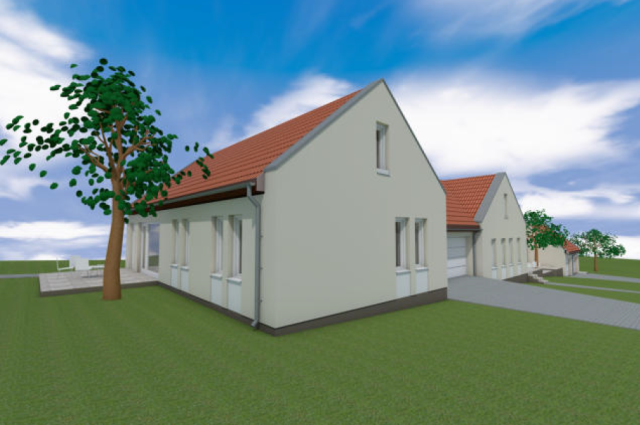 Keszthely Kertváros - Panoráma Lakópark - 4 lakásos lakóház - B lakóház