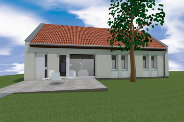 Keszthely Kertváros - Panoráma Lakópark - 2 lakásos lakóház - A lakóház